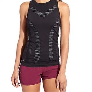 🔥 3 for $15 🔥 Athleta Burpee laser-cut lined racerback tank top
